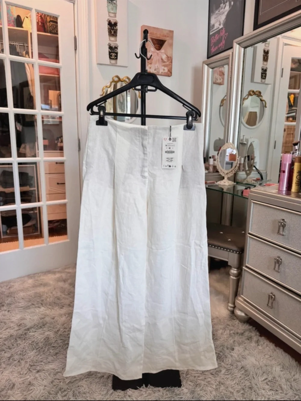 Zara crisp white
